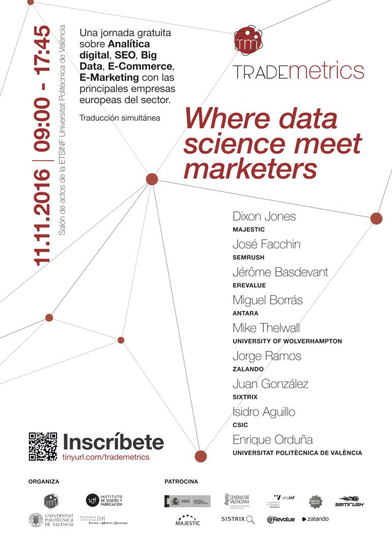 Jornada Trademetrics #TM2016 ‘Where Data Science meet marketers’