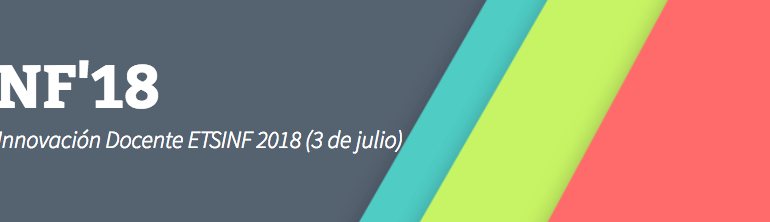 (Español) Jornada de Innovación Docente ETSINF 2018