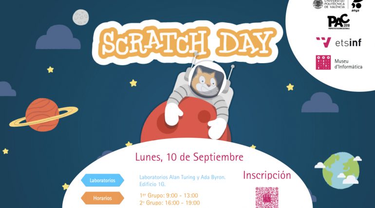 El Museu d’Informàtica de L’ETSINF organitza la cinquena edició del Scratch Day per a tota la UPV