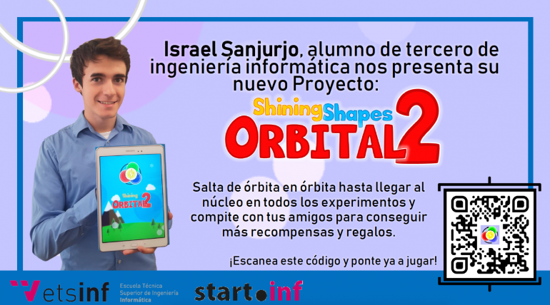 (Español) Un alumno de ETSINF presenta su nuevo proyecto Orbital2 generado en StartInf