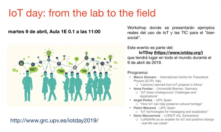 IoT day: from the lab to the field
