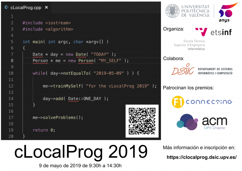 (Español) Participa en la XIV Competición Local de Programación