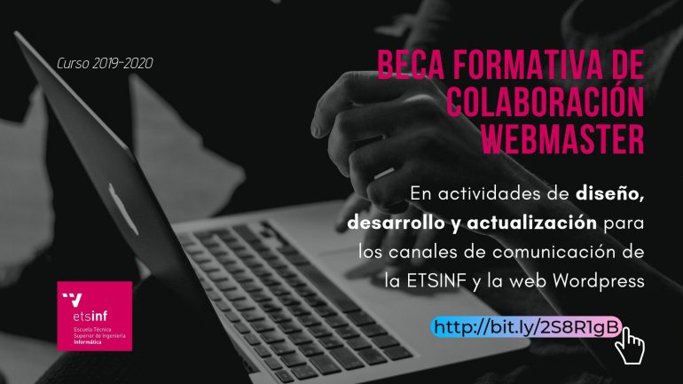 Beca Formativa de Colaboración sitios web ETSINF (Ampliació del Termini)