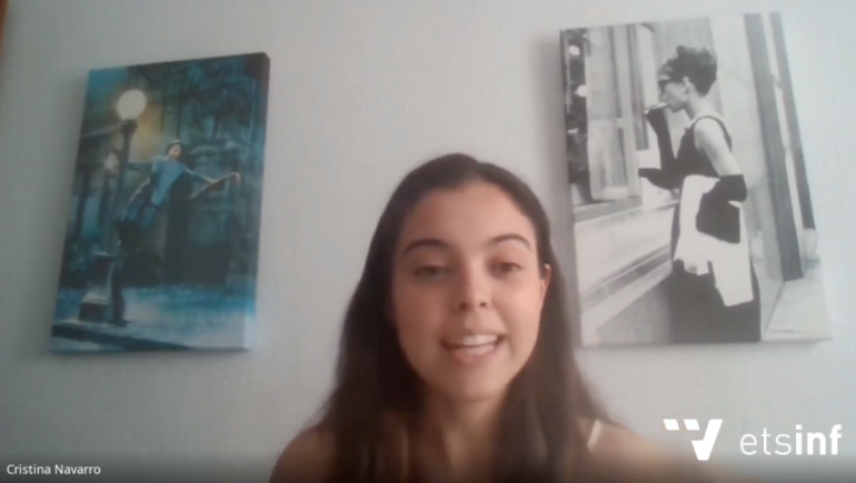 La estudiante de Ingeniería Informática Cristina Navarro nos habla sobre su libro Escalera al cielo