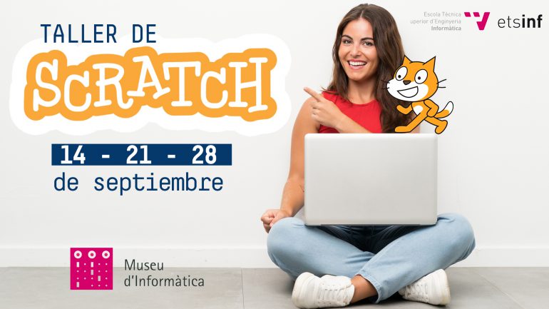 (Español) El Museo de Informática da la bienvenida a los nuevos alumnos de informática con el taller de Scracht
