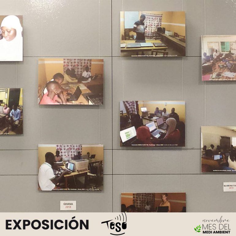 «TeSo y la Cooperación (TIC) Universitaria en países africanos», exposición fotográfica en ESPAI.Inf en el mes del medioambiente
