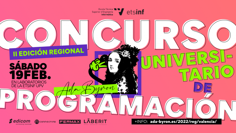 (Español) La fase regional del concurso universitario de programación AdaByron Valencia se celebrará el 19 de febrero