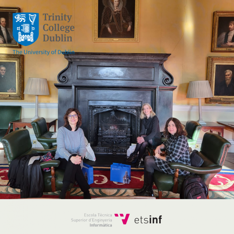 Visita de la subdirección de relaciones internacionales a la Technical University y el Trinity College Dublin