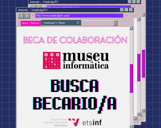 Beca formativa de col·laboració en la catalogació i dinamització d’activitats del museu d’informàtica de la ETSINF